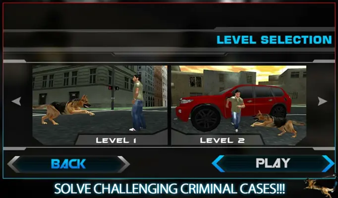 Town Police Dog Chase Crime 3D android App screenshot 0