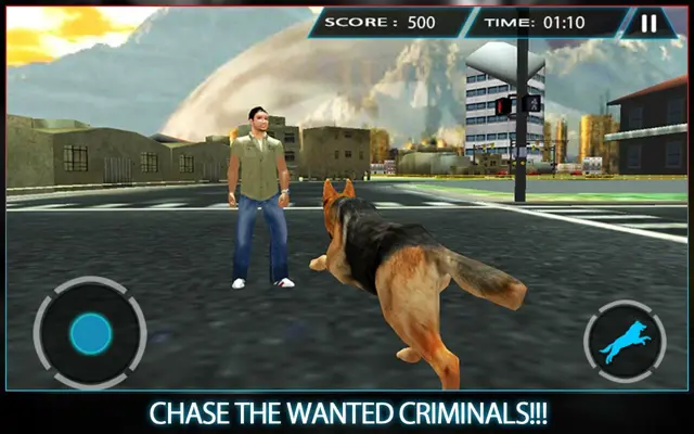 Town Police Dog Chase Crime 3D android App screenshot 9