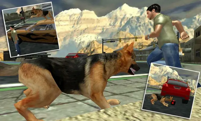 Town Police Dog Chase Crime 3D android App screenshot 11